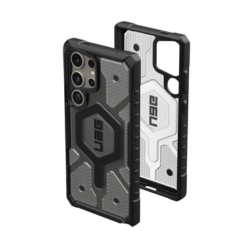 Urban Armor Gear UAG Galaxy S24 Ultra Case, Plasma Clear Rugged Featherlight Shockproof Protective Case/Cover Designed for Galaxy S24 Ultra 5G (6.8-inch) 2024, Magnetic Charging Compatible - Ice - mCasez