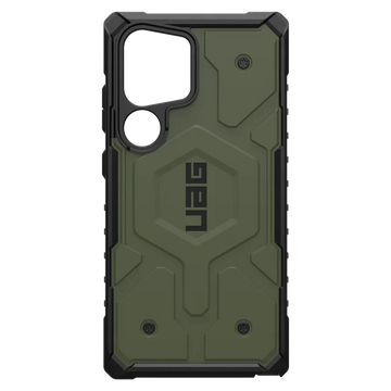 Urban Armor Gear Thermoplastic Polyurethane Monarch Pro Rugged Heavy Duty Shockproof Protective Case/Cover Designed For Galaxy S23 Ultra 5G (6.8-Inch) UAG Case 2023,Magnetic Charging Compatible - Olive Green - mCasez