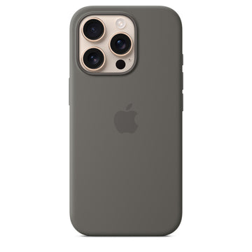 Apple iPhone 16 Pro Silicone Case with MagSafe - Stone Grey - mCasez