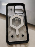 Urban Armor Gear UAG iPhone 15 Case, Pathfinder Mag-Safe Compatible, Slim Fit Rugged Protective Case/Cover Designed for iPhone 15 (6.1-Inch) (2023) (Military Drop Tested) - Ice - mCasez