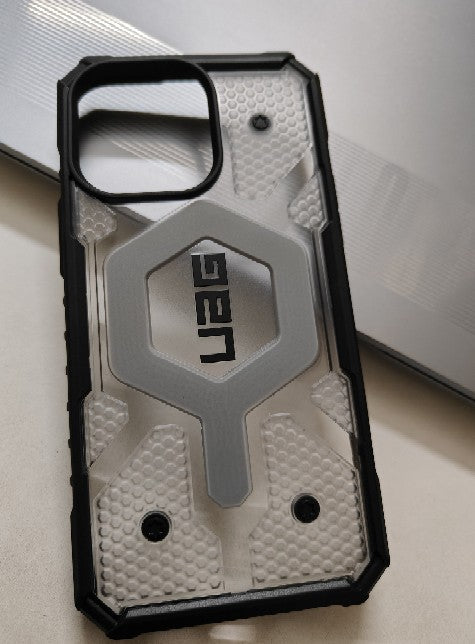 Urban Armor Gear UAG iPhone 15 Case, Pathfinder Mag-Safe Compatible, Slim Fit Rugged Protective Case/Cover Designed for iPhone 15 (6.1-Inch) (2023) (Military Drop Tested) - Ice - mCasez