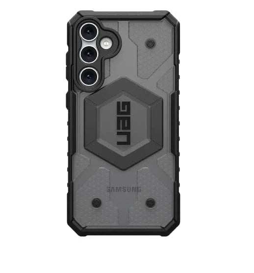 Urban Armor Gear UAG Galaxy S23 Case, Pathfinder Clear Rugged Featherlight Shockproof Protective Case/Cover Designed for Galaxy S23 5G (6.1-inch) 2024, Magnetic Charging Compatible - Ash - mCasez