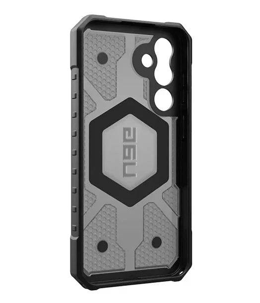 Urban Armor Gear UAG Galaxy S23 Case, Pathfinder Clear Rugged Featherlight Shockproof Protective Case/Cover Designed for Galaxy S23 5G (6.1-inch) 2024, Magnetic Charging Compatible - Ash - mCasez