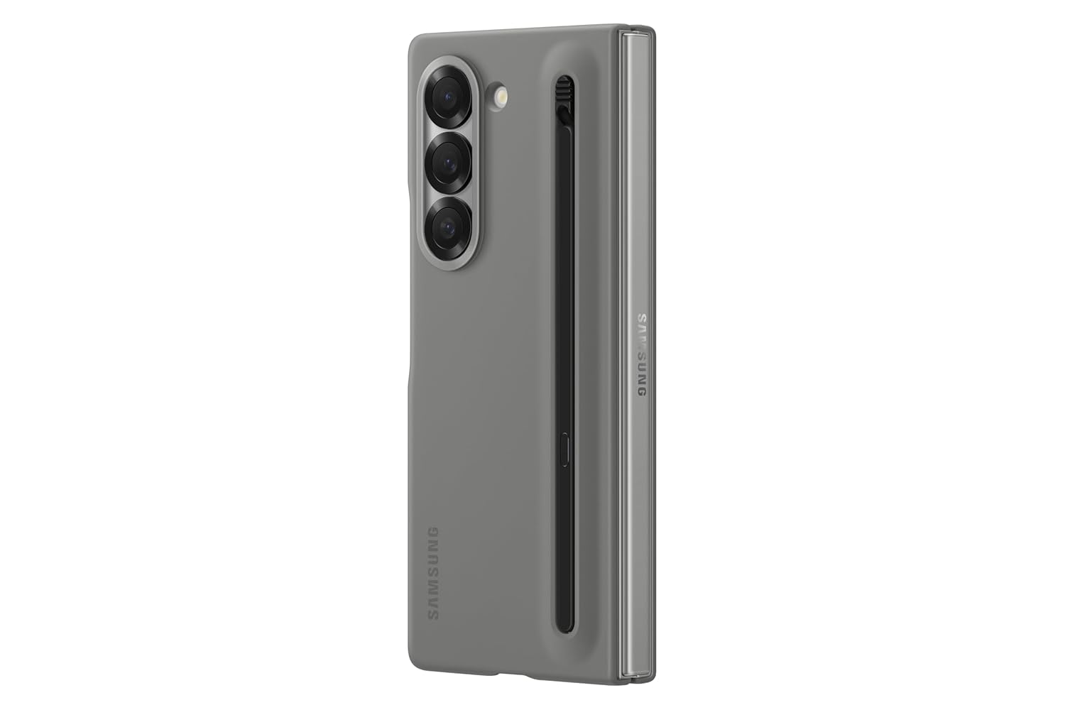 Samsung Polycarbonate Galaxy Z Fold 5 S-Pen Case, Grey - mCasez