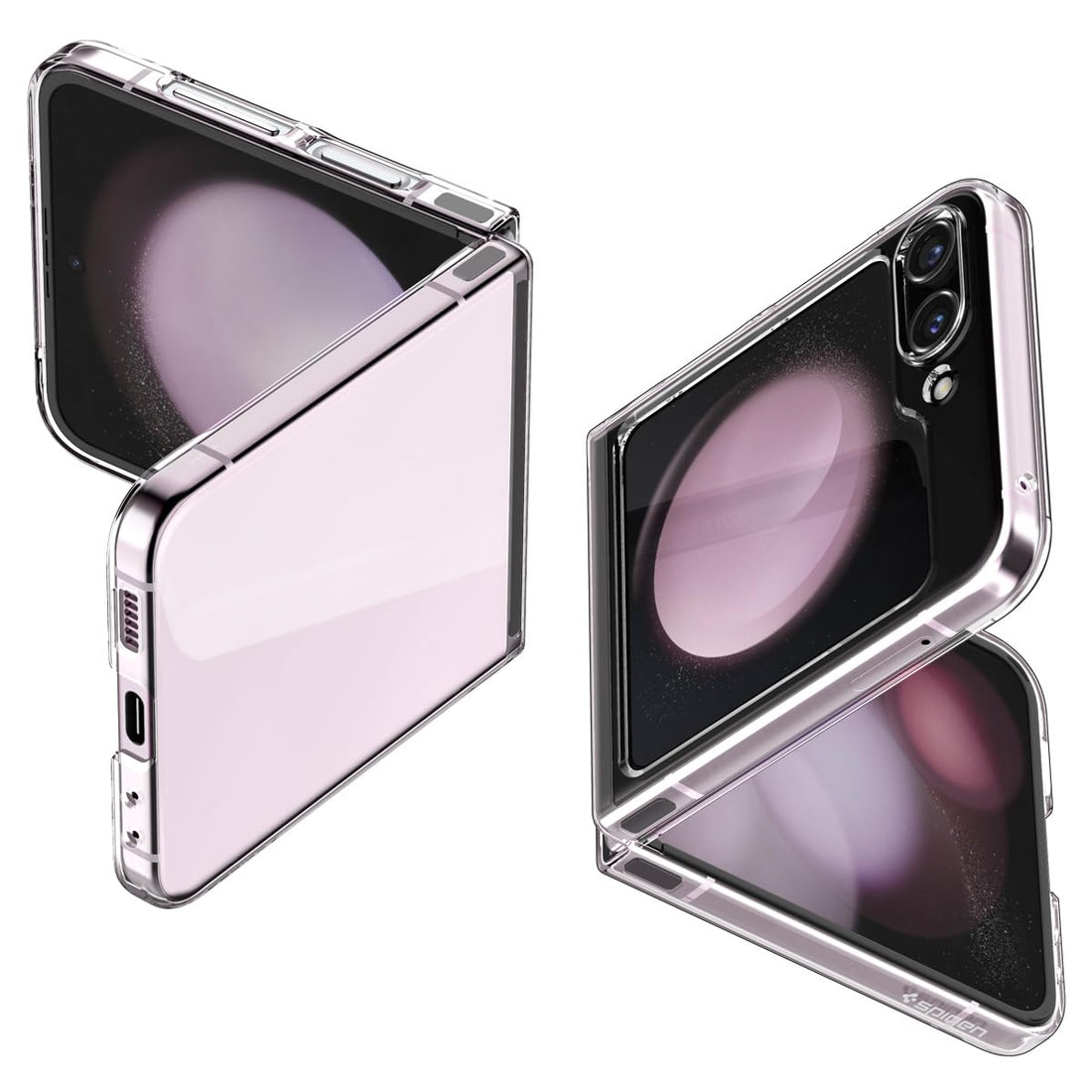 Spigen Air Skin Back Cover Case Compatible with Galaxy Z Flip 5 (Poly Carbonate | Crystal Clear) - mCasez