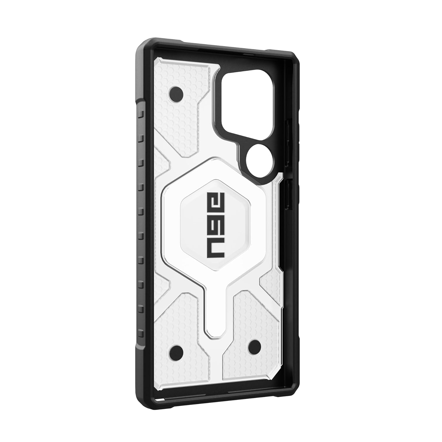 Urban Armor Gear UAG Galaxy S23 Ultra Case, Pathfinder Clear Rugged Featherlight Shockproof Protective Case/Cover Designed for Galaxy S23 Ultra 5G (6.8-inch) 2024, Magnetic Charging Compatible - Ice - mCasez