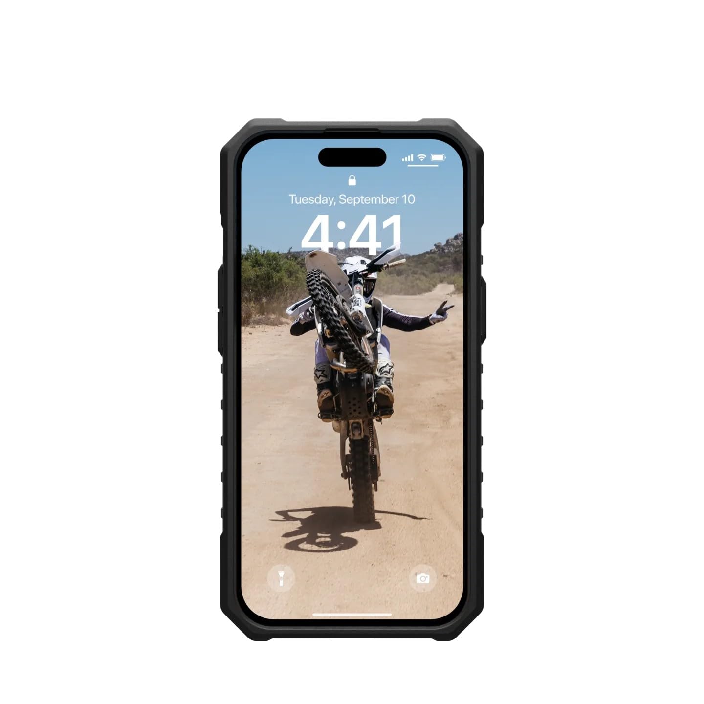 Urban Armor Gear UAG iPhone 15 Case, Pathfinder Mag-Safe Compatible, Slim Fit Rugged Protective Case/Cover Designed for iPhone 15 (6.1-Inch) (2023) (Military Drop Tested) - Ice - mCasez