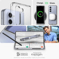 Spigen Thin Fit Pro Back Cover Case Compatible with Galaxy Z Fold 6 (TPU + Poly Carbonate | Crystal Clear) - mCasez