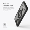 Urban Armor Gear UAG Galaxy S24 Ultra Case, Plasma Clear Rugged Featherlight Shockproof Protective Case/Cover Designed for Galaxy S24 Ultra 5G (6.8-inch) 2024, Magnetic Charging Compatible - Ice - mCasez