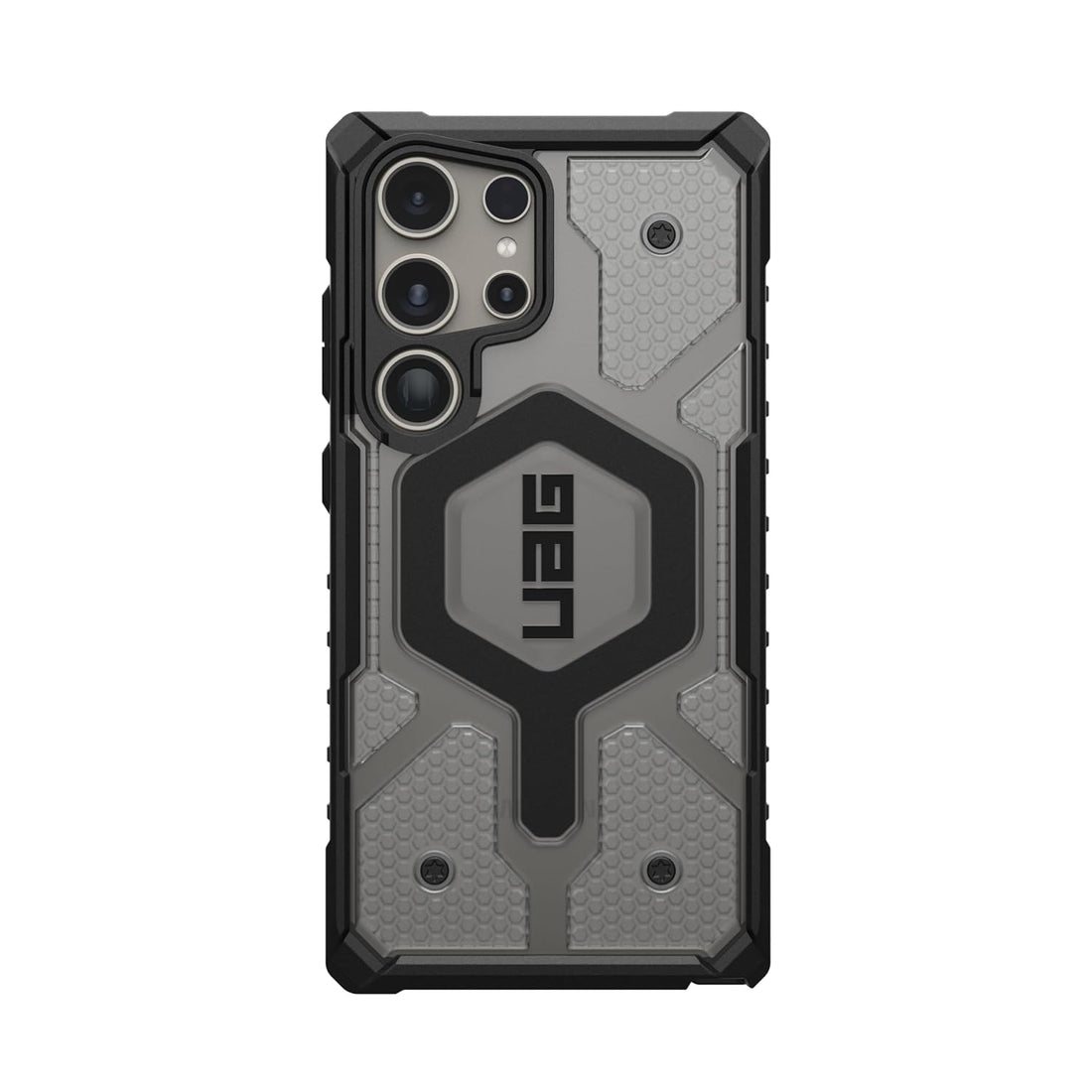 Urban Armor Gear UAG Galaxy S24 Ultra Case, Plasma Clear Rugged Featherlight Shockproof Protective Case/Cover Designed for Galaxy S24 Ultra 5G (6.8-inch) 2024, Magnetic Charging Compatible - Ice - mCasez