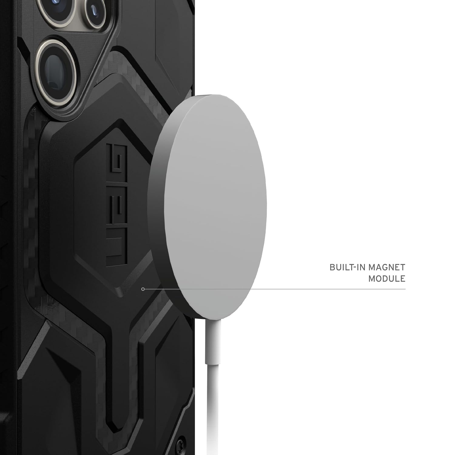 Urban Armor Gear Thermoplastic Polyurethane Monarch Pro Rugged Heavy Duty Shockproof Protective Case/Cover Designed For Galaxy S24 Ultra 5G (6.8-Inch) UAG Case 2023,Magnetic Charging Compatible - Grey - mCasez