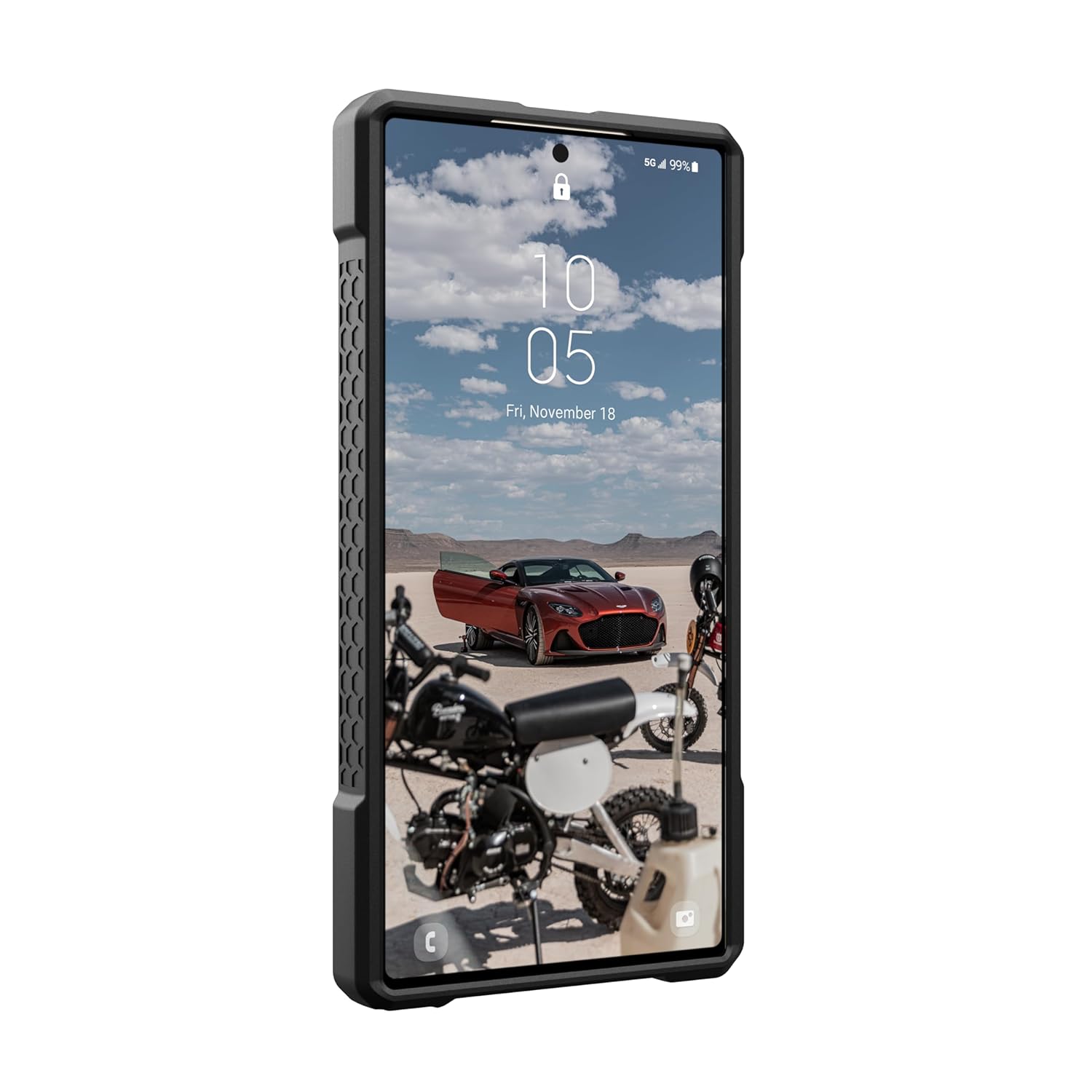 Urban Armor Gear Thermoplastic Polyurethane Monarch Pro Rugged Heavy Duty Shockproof Protective Case/Cover Designed For Galaxy S25 Ultra 5G (6.8-Inch) UAG Case 2023,Magnetic Charging Compatible - Blue - mCasez