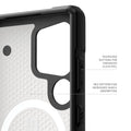 Urban Armor Gear UAG Galaxy S24 Ultra Case, Plasma Clear Rugged Featherlight Shockproof Protective Case/Cover Designed for Galaxy S24 Ultra 5G (6.8-inch) 2024, Magnetic Charging Compatible - Ice - mCasez