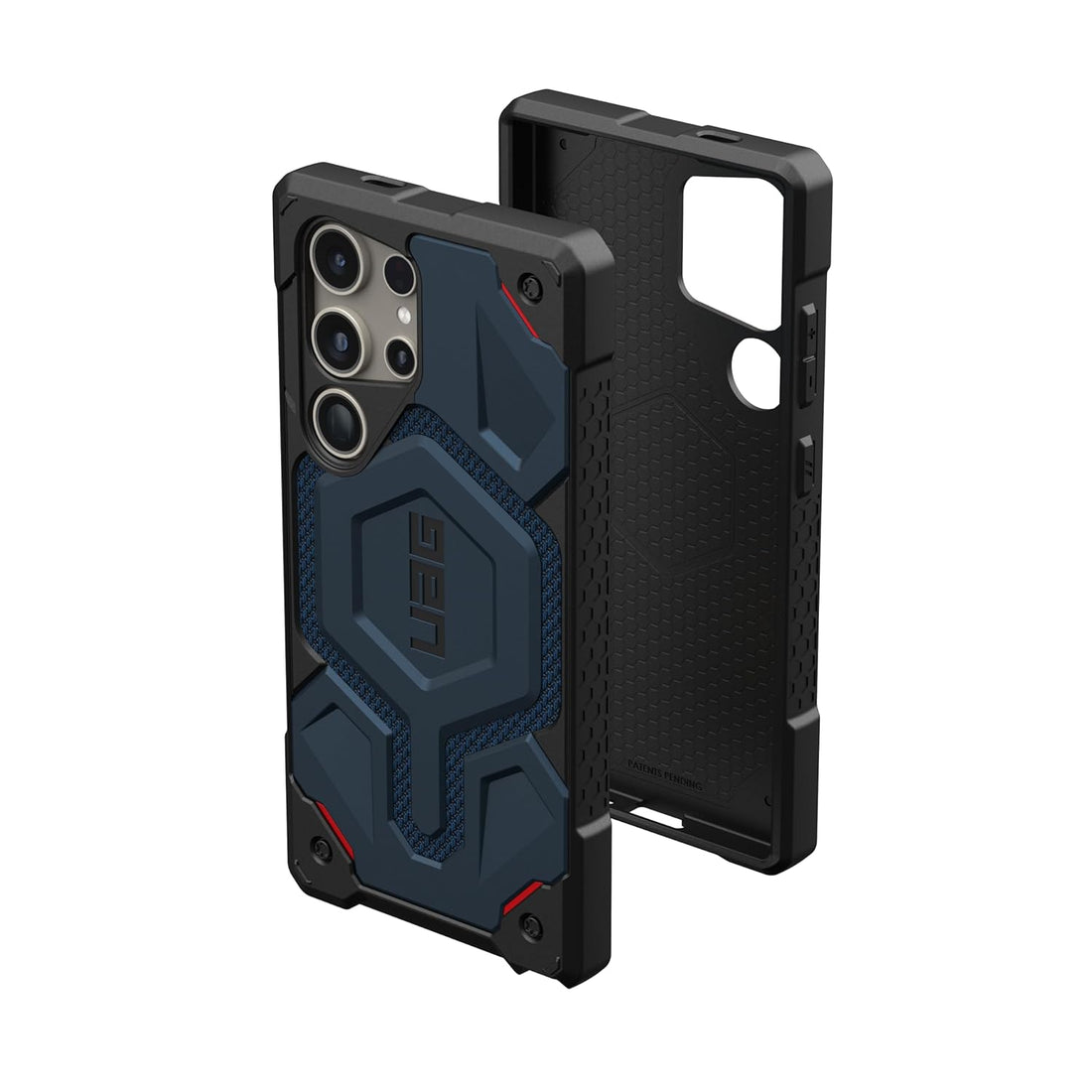Urban Armor Gear Thermoplastic Polyurethane Monarch Pro Rugged Heavy Duty Shockproof Protective Case/Cover Designed For Galaxy S24 Ultra 5G (6.8-Inch) UAG Case 2023,Magnetic Charging Compatible - Blue - mCasez