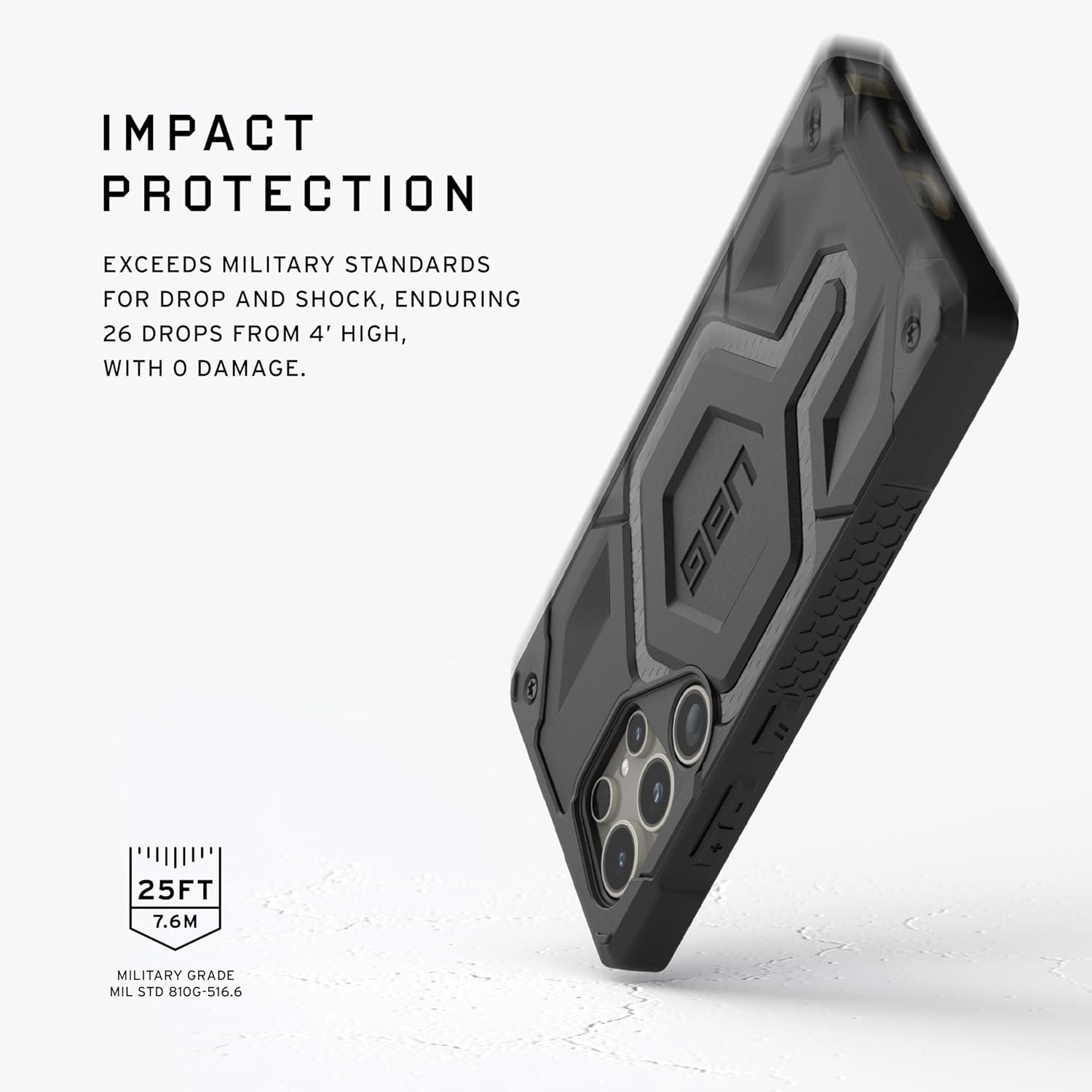 Urban Armor Gear Thermoplastic Polyurethane Monarch Pro Rugged Heavy Duty Shockproof Protective Case/Cover Designed For Galaxy S23 Ultra 5G (6.8-Inch) UAG Case 2023,Magnetic Charging Compatible - Olive Green - mCasez