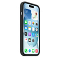 iPhone 15 Silicone Cover with Mag-Safe Apple Original Silicone Case with Mag-Safe For Apple iPhone 15 with Mag-Safe Black - mCasez