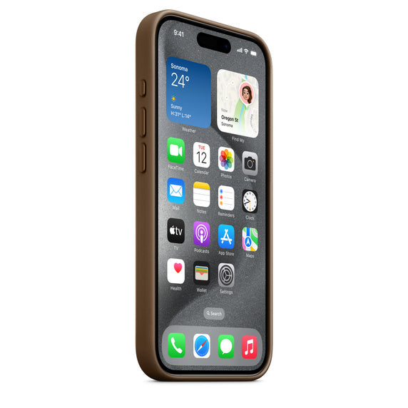 Apple iPhone 13 Pro Leather Cover with MagSafe - TAUPE - mCasez