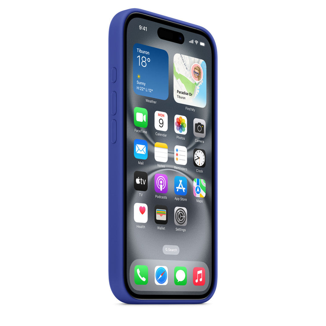 Apple iPhone 16 Silicone Case with MagSafe - ultramarine - mCasez