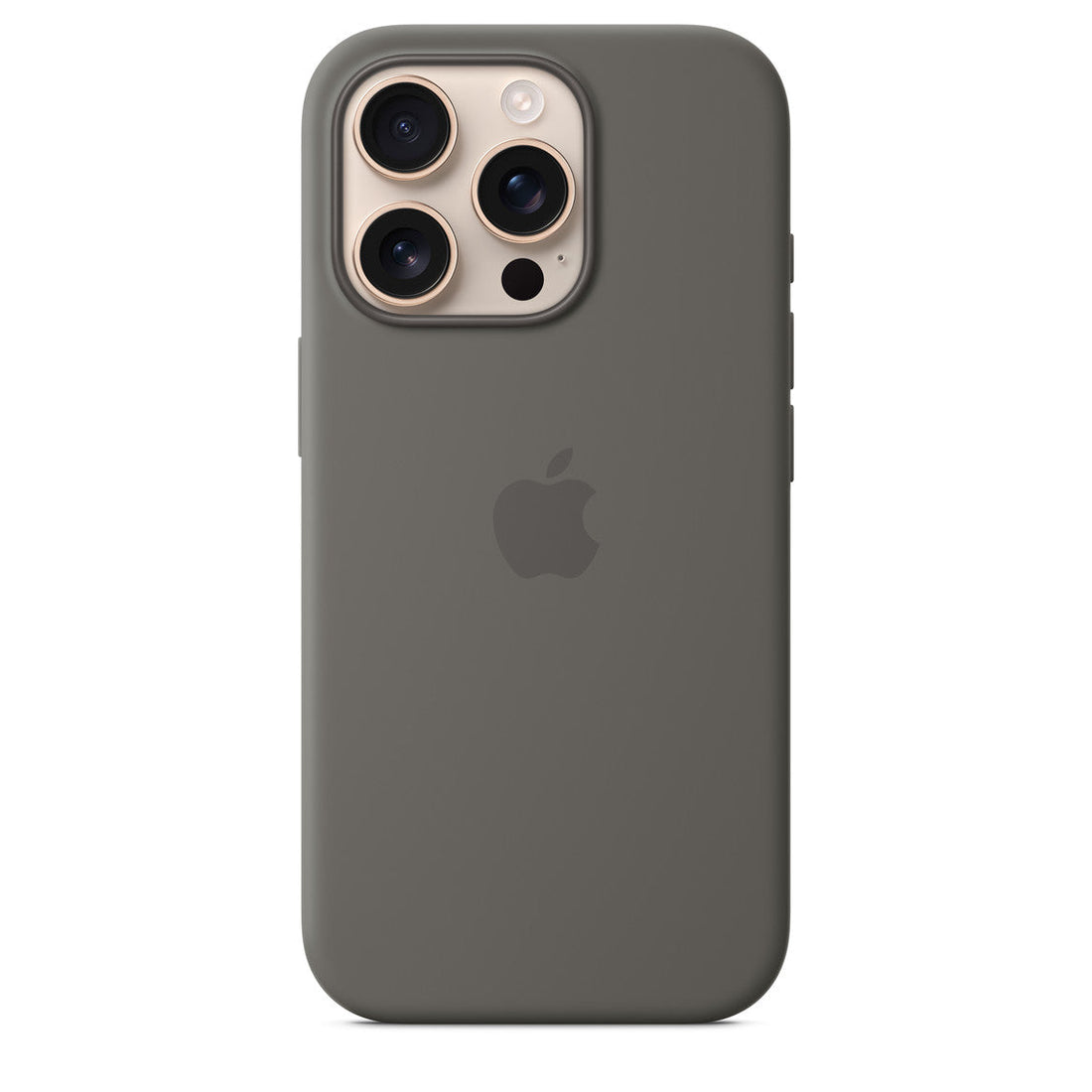 Apple iPhone 16 Pro Silicone Case with MagSafe - Stone Grey - mCasez