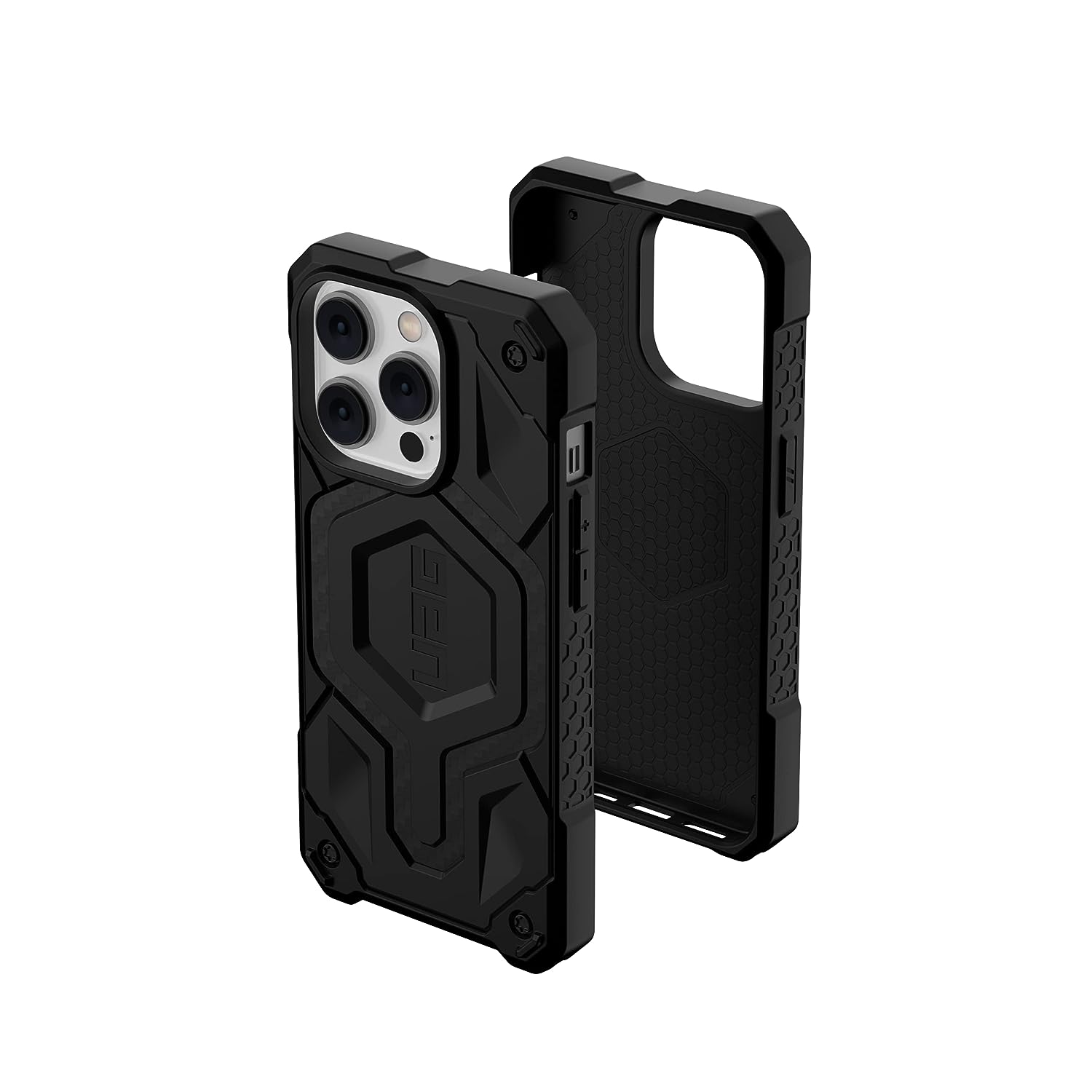 iPhone 14 Pro Armor Cover | Urban Armor iPhone 14 Pro Case, UAG Monarch Pro Mag-Safe Compatible, Slim Fit Rugged Protective Case/Cover Designed for iPhone 14 Pro Black - mCasez