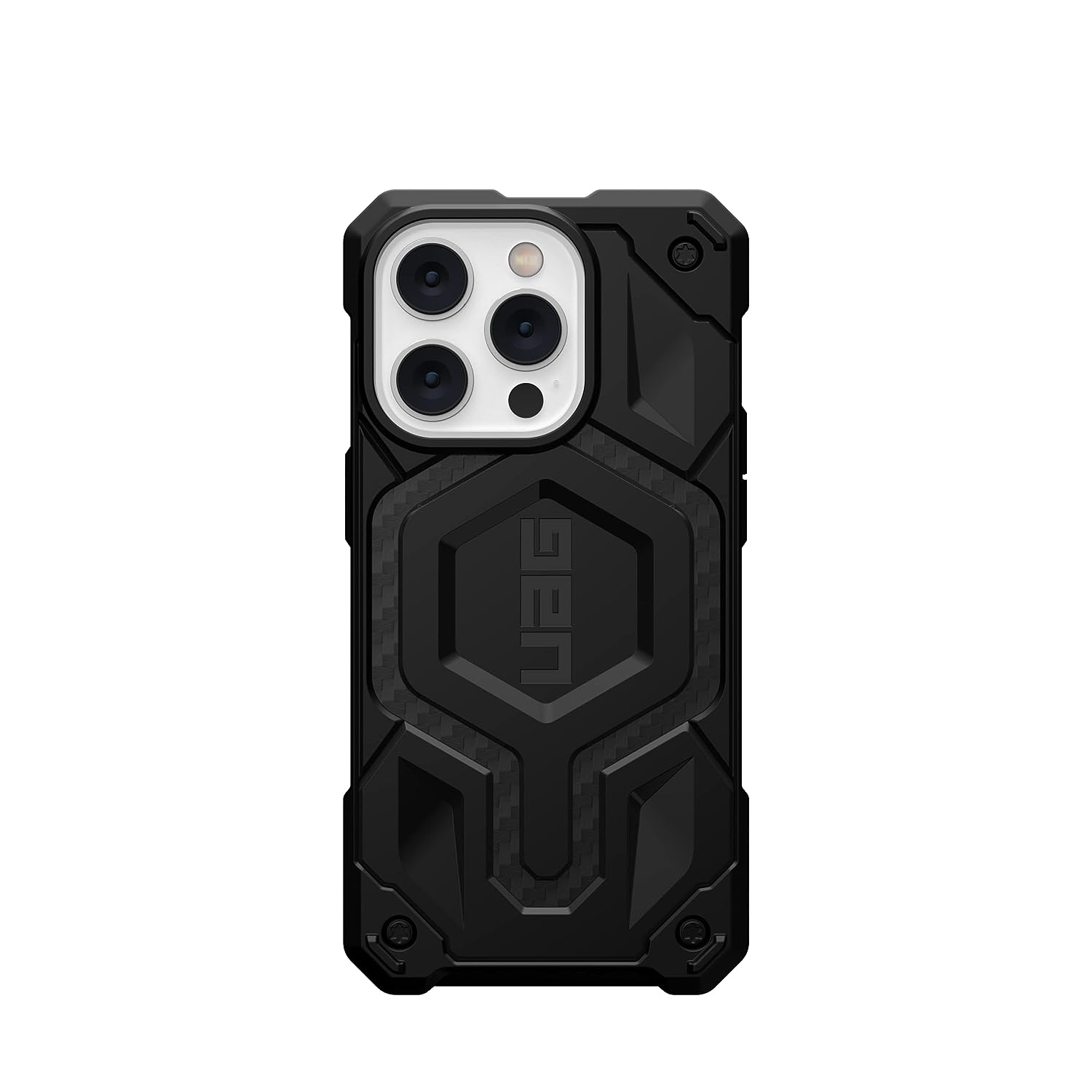 iPhone 14 Pro Armor Cover | Urban Armor iPhone 14 Pro Case, UAG Monarch Pro Mag-Safe Compatible, Slim Fit Rugged Protective Case/Cover Designed for iPhone 14 Pro Black - mCasez