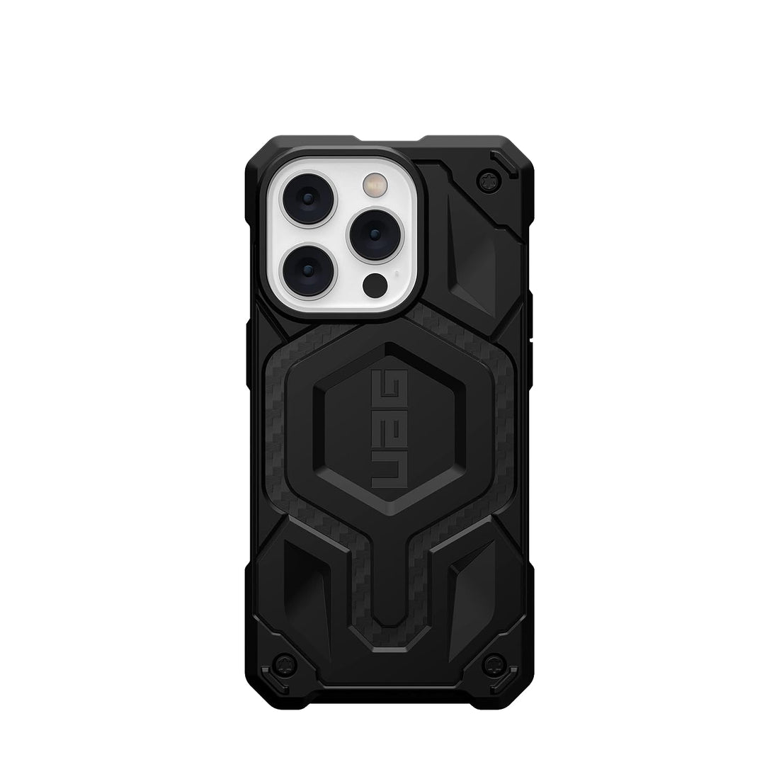 iPhone 15 Pro Armor Cover | Urban Armor iPhone 15 Pro Case, UAG Monarch Pro Mag-Safe Compatible, Slim Fit Rugged Protective Case/Cover Designed for iPhone 15 Pro Black - mCasez