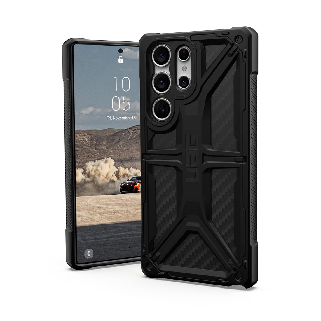 Samsung S23 Ultra Armor Cover | Original Urban Armor Slim Fit Rugged Protective Case/Cover Designed For Samsung S23 Ultra UAG Black - mCasez