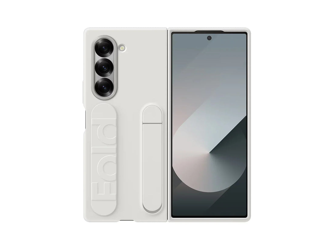 Samsung Galaxy Z Fold 6 Silicone Case, White - mCasez