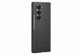 Samsung Galaxy Z Fold 6 Leather Phone Case, Snug Fit, Soft Inside, Protective Cover, Grey - mCasez