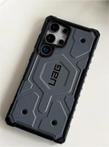 Urban Armor Gear Thermoplastic Polyurethane Monarch Pro Rugged Heavy Duty Shockproof Protective Case/Cover Designed For Galaxy S24 Ultra 5G (6.8-Inch) UAG Case 2023,Magnetic Charging Compatible - Grey - mCasez