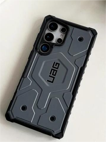 Urban Armor Gear Thermoplastic Polyurethane Monarch Pro Rugged Heavy Duty Shockproof Protective Case/Cover Designed For Galaxy S23 Ultra 5G (6.8-Inch) UAG Case 2023,Magnetic Charging Compatible - Grey - mCasez